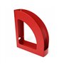 Porta Revistas 32x25x8cm Plástico Opaco Vermelho