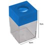 Porta Clips Magnético Quadrado Azul