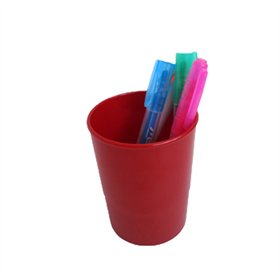 Porta Lápis Opaco Vermelho