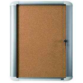 Vitrine 596x688mm de Exterior Oval Fundo Cortiça