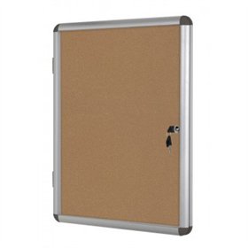 Vitrine 720x674mm de Interior Oval Fundo Cortiça