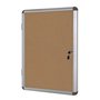 Vitrine 720x674mm de Interior Oval Fundo Cortiça