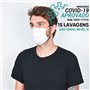 Máscara Reutilizável 15 Lavagens DANIELLE A Branco 1un