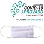 Máscara Reutilizável 50 Lavagens Criança Branco Pack 3un