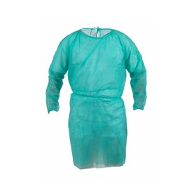 Bata Descartável Polipropileno 20g Verde 1un