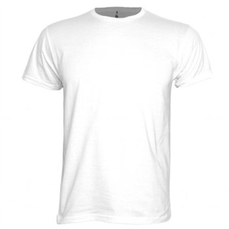 T-Shirt Criança Algodão 155g Branco Tamanho 5/6