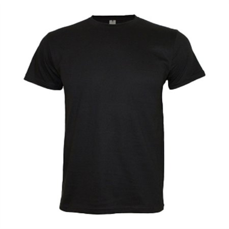 T-Shirt Adulto Algodão 190g Preto Tamanho M