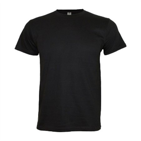 T-Shirt Adulto Algodão 155g Preto Tamanho M