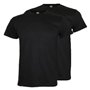 T-Shirt Adulto Algodão 155g Preto Tamanho L Pack 2un