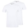 T-Shirt Criança Algodão 155g Branco Tamanho 1/2 Pack 2un