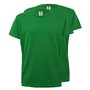 T-Shirt Criança Algodão 155g Verde Kelly Tamanho 3/4 Pack2