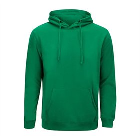 Sweatshirt Capuz Adulto Verde Kelly Tamanho S
