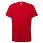 T-Shirt Criança Algodão 155g Vermelho Tamanho 7/8