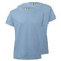 T-Shirt Criança Algodão 155g Azul Skye Tamanho 1/2 Pack2