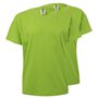 T-Shirt Criança Algodão 155g Lima Tamanho 3/4 Pack 2un