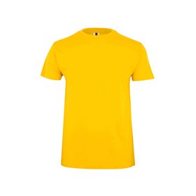 T-Shirt Adulto Algodão 155g Amarelo Tamanho L