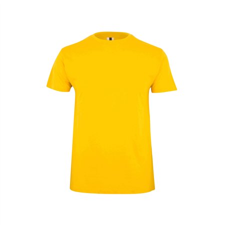T-Shirt Adulto Algodão 155g Amarelo Tamanho L