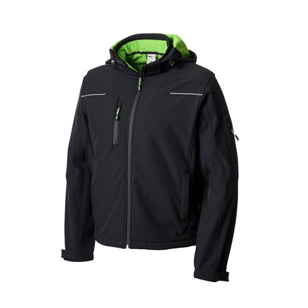 Casaco Soft Shell Capuz M NERI NEW LUCERNA Preto
