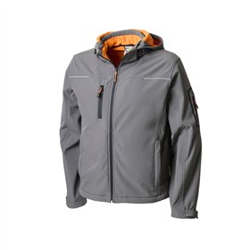 Casaco Soft Shell Impermeável Capuz M NERI NEW LUCERNA Cinza