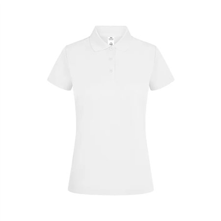 Polo Manga Curta CoolPass Mulher Branco Tamanho M