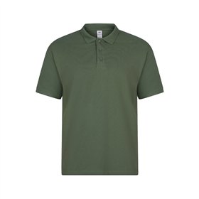 Polo Manga Curta Adulto Verde Tamanho M