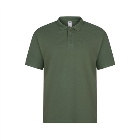 Polo Manga Curta Adulto Verde Tamanho M
