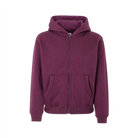 Sweatshirt Casaco Capuz Kids Bordeaux Tamanho 3/4