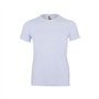 T-Shirt Adulto 100% Poliéster Bird Eye 130g Branco Tamanho S