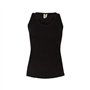 Top Alças Mulher 100% Algodão RingSpun 155g Preto Tam.L