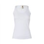 Top Alças Mulher 100% Algodão RingSpun 155g Branco Tam.L