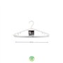 Cabide 40,5x18x3,3cm Branco 5un