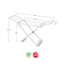 Estendal 181x55x109cm Resina Branco