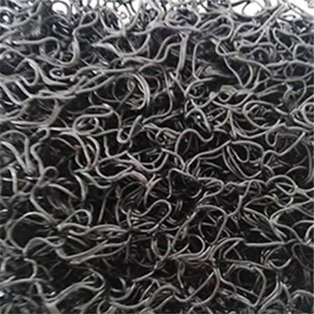 Tapete Malha PVC s/Fundo 14mm Preto Metro Linear