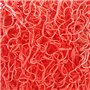 Tapete Malha PVC s/Fundo 14mm Vermelho Metro Linear