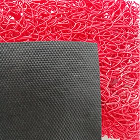 Tapete Malha PVC c/Fundo 14mm Vermelho Metro Linear