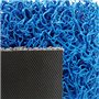 Tapete Malha PVC c/Fundo 14mm Azul Metro Linear