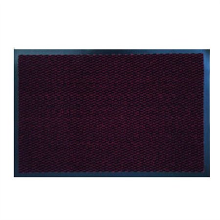 Tapete Polipropileno 40x60cm Rebordo Vermelho