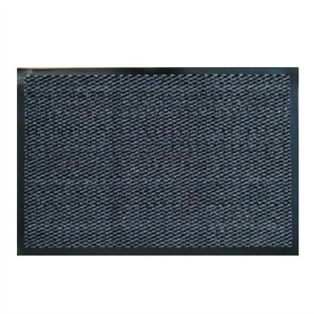 Tapete Polipropileno 40x60cm Rebordo Cinza