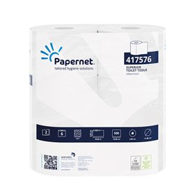 Papel Higiénico Doméstico 50mts 2Fls 31g PAPERNET 6 Rolos