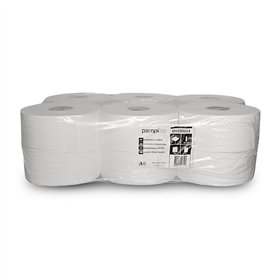 Papel Higiénico (Jumbo) 180mts 2Fls 30g Pampilar 12un