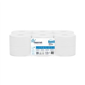 Papel Higiénico (Jumbo) 120mts 2Fls 31g Papernet 12un