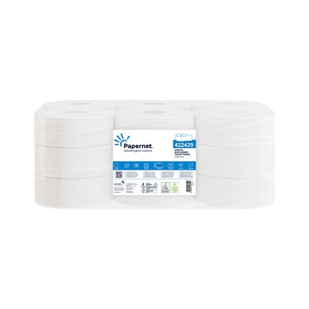 Papel Higiénico (Jumbo) 140mts 2Fls 31g Papernet 18un