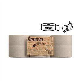 Papel Higiénico (Jumbo) 090mts 2Fls 34g Love&Action 12un