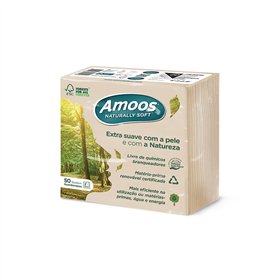 Guardanapos 33x33 2Fls Cru Amoos Naturally Soft 50un