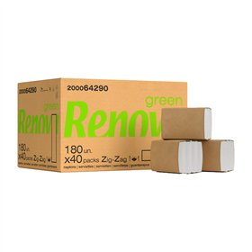 Guardanapos Bar 21,5x16,5 2Fls Renova Zig-Zag 40x1807200un