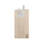 Guardanapos Porta-Talheres 39x40 Natural Reciclado 50un