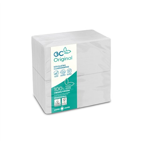 Guardanapos 30x40 1/6 2Fls Branco P&P 150un