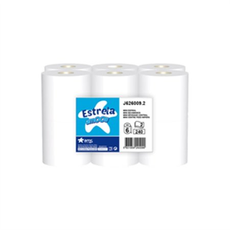 Rolo Toalhas Mão 60mx21cm 16g 2Fls AMOOS 6un