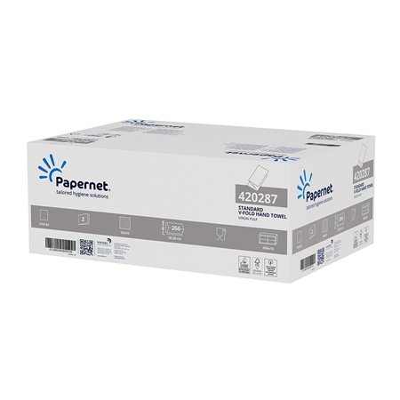 Toalhas Mão ZigZag 21x20,3 2Fls Papernet Pasta 15x2663990un