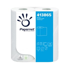 Rolo Cozinha 11,42mx23,5cm 42g 2Fls PAPERNET Picotado 2un